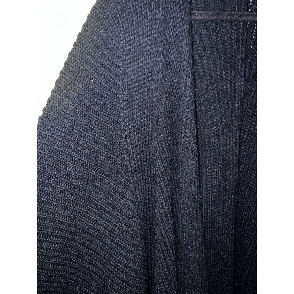 URBAN OUTFITTERS Women’s Sweater Black Chunky Knit Oversized Cocoon Cardigan OS